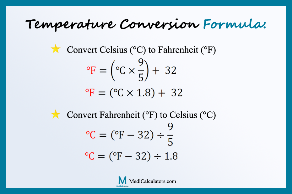 How to Convert Fahrenheit (°F) & Celsius (°C)